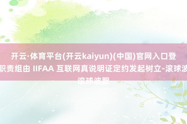 开云·体育平台(开云kaiyun)(中国)官网入口登录职责组由 IIFAA 互联网真说明证定约发起树立-滚球波胆