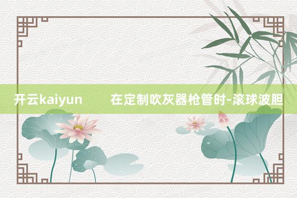开云kaiyun        在定制吹灰器枪管时-滚球波胆
