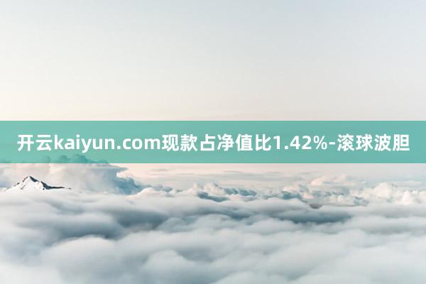 开云kaiyun.com现款占净值比1.42%-滚球波胆