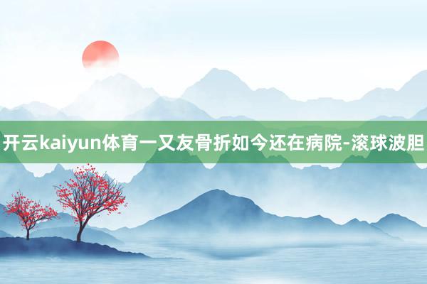开云kaiyun体育一又友骨折如今还在病院-滚球波胆